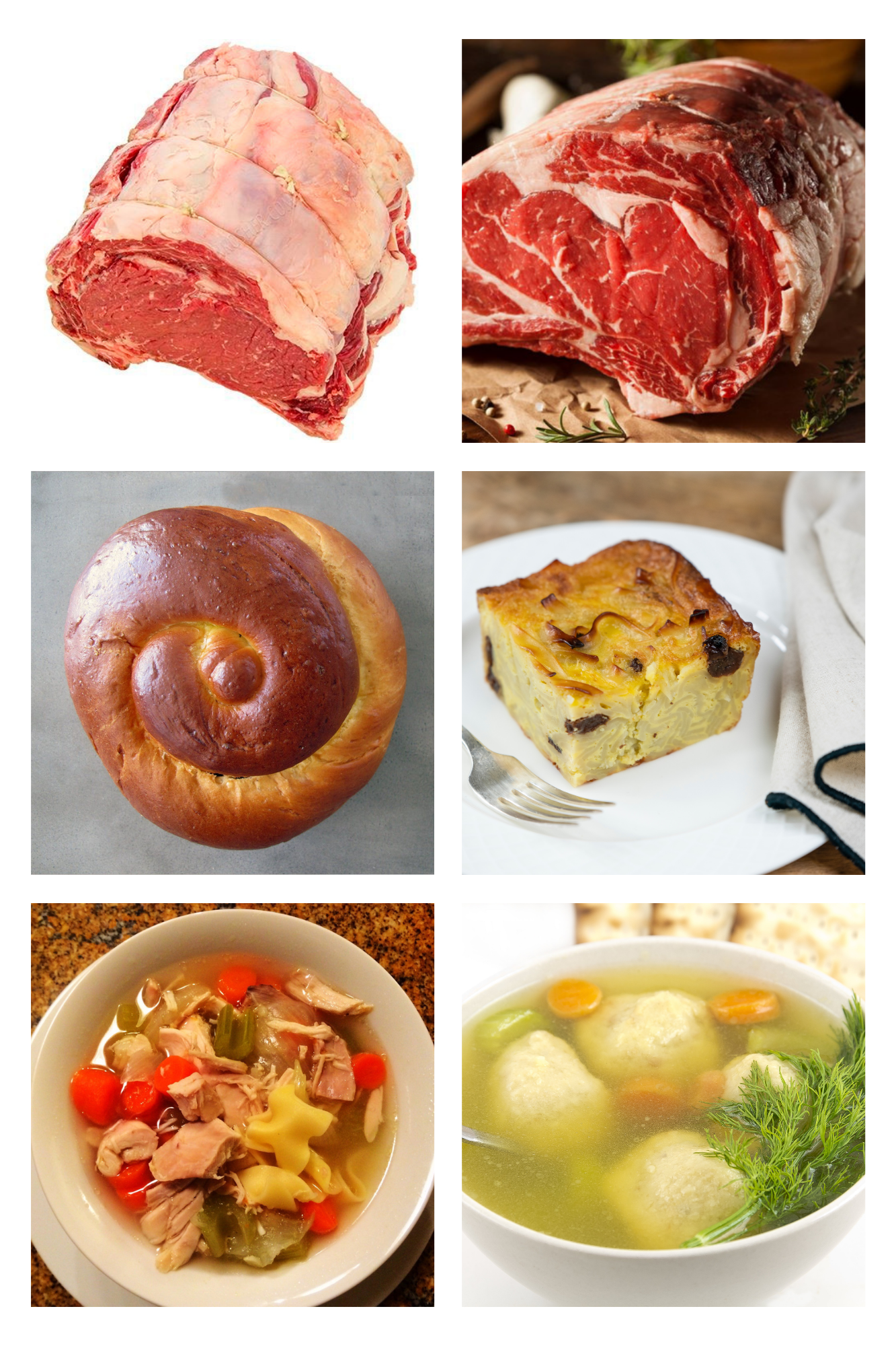 JEWISH HOLIDAY KOSHER STANDING RIB ROAST DINNER FOR 5-7