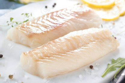 Wild Caught Massachusetts Cod Fillet 1 lb.  - Skin on
