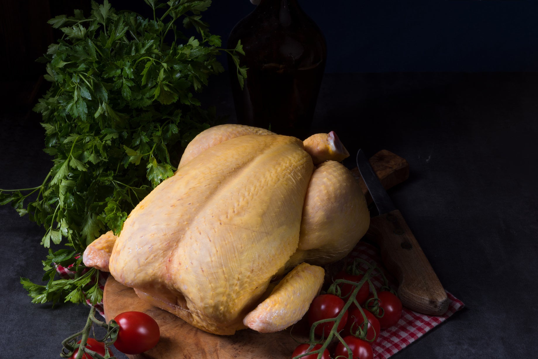 Uncooked Whole Free-Range Capon  ~2lbs each