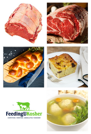 Kosher Standing Rib Roast Dinner For 5-7