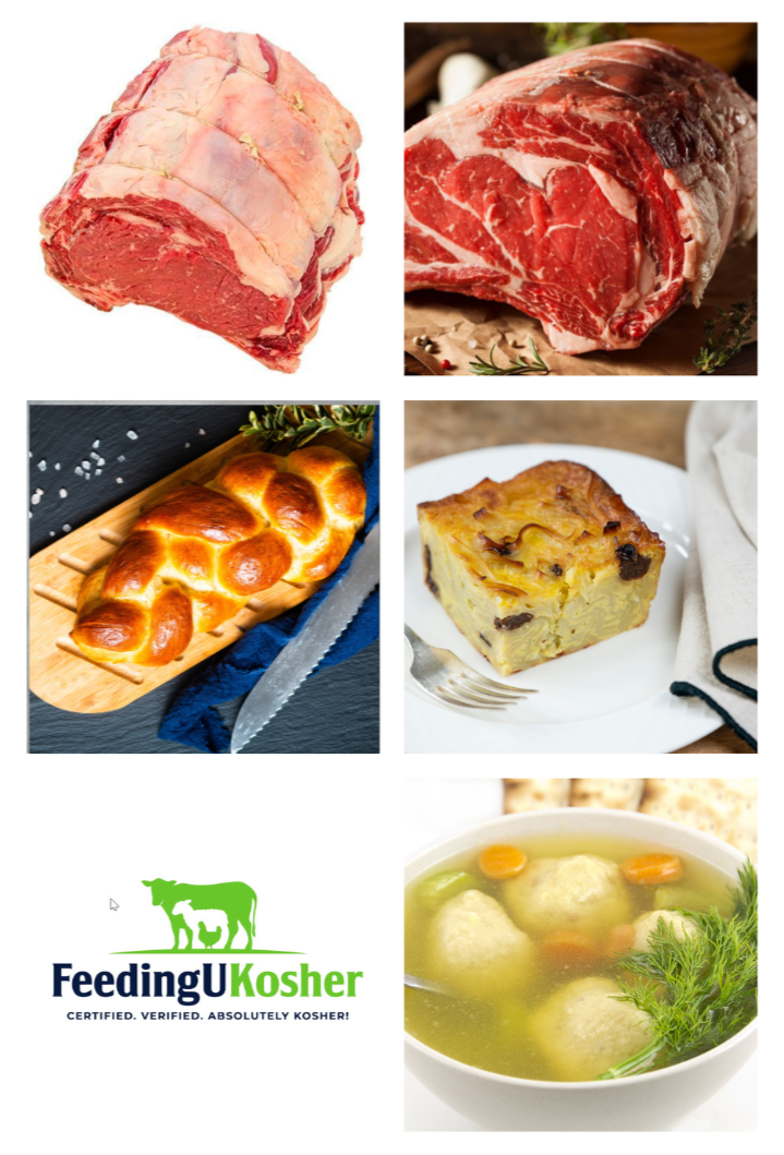 Kosher Standing Rib Roast Dinner For 5-7