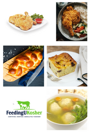 Oven Fried Chicken Kosher Dinner Kit For 4-6