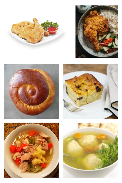 JEWISH HOLIDAY OVEN FRIED CHICKEN KOSHER DINNER KIT FOR 4-6