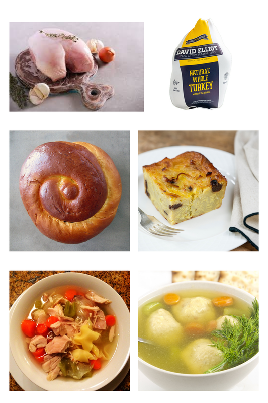 JEWISH HOLIDAY KOSHER TURKEY BREAST DINNER KIT FOR 6-8