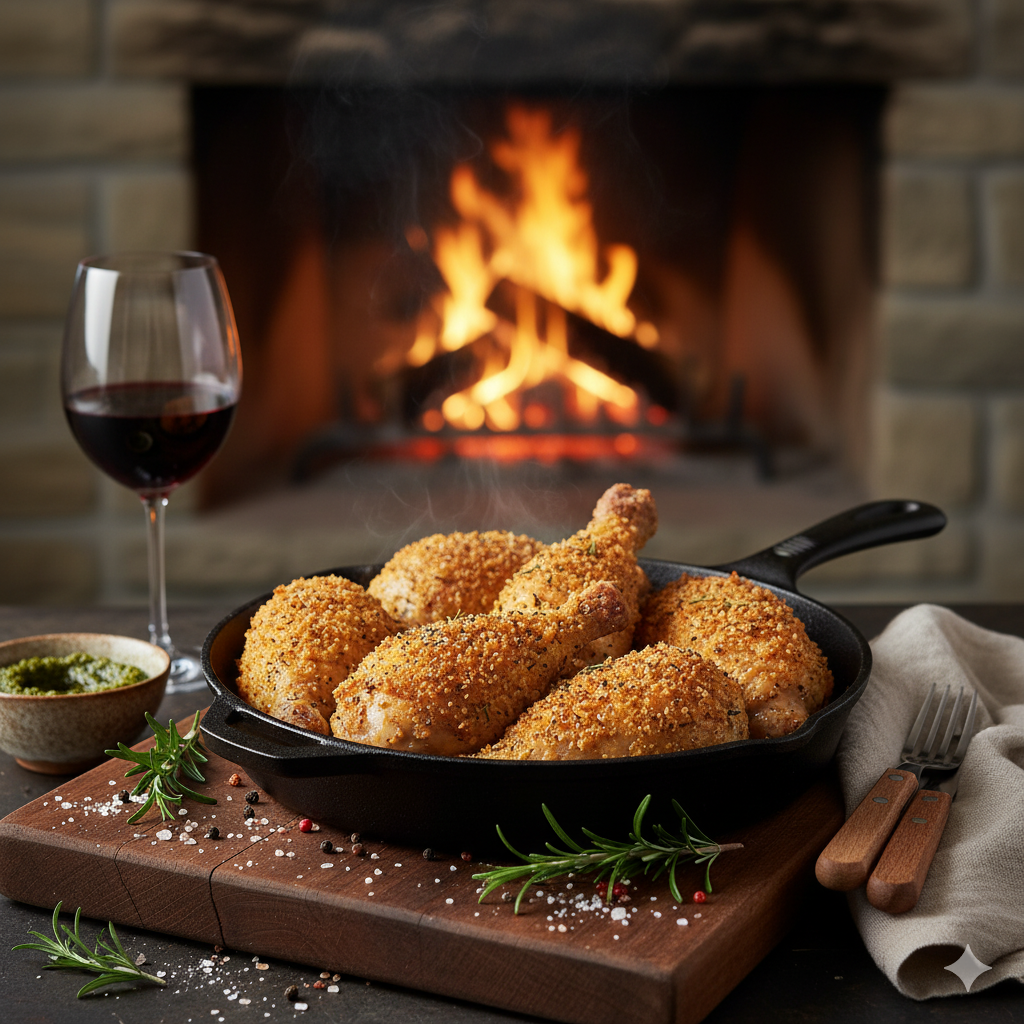 Breaded Chicken Quarters - 6 Quarters